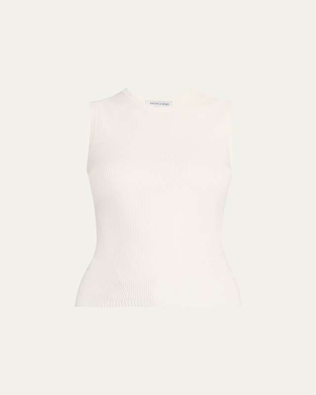 Sid Ribbed Sleeveless Pullov